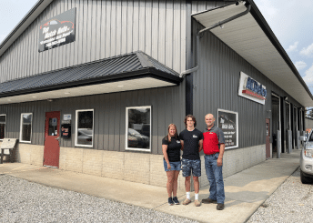 Satisfied automotive shop client discussing their experience working with Vic Tarasik at Shop Owner Coach